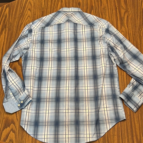 Johnston Murphy Tailored Fit Button Down Shirt Size L - Picture 6 of 8